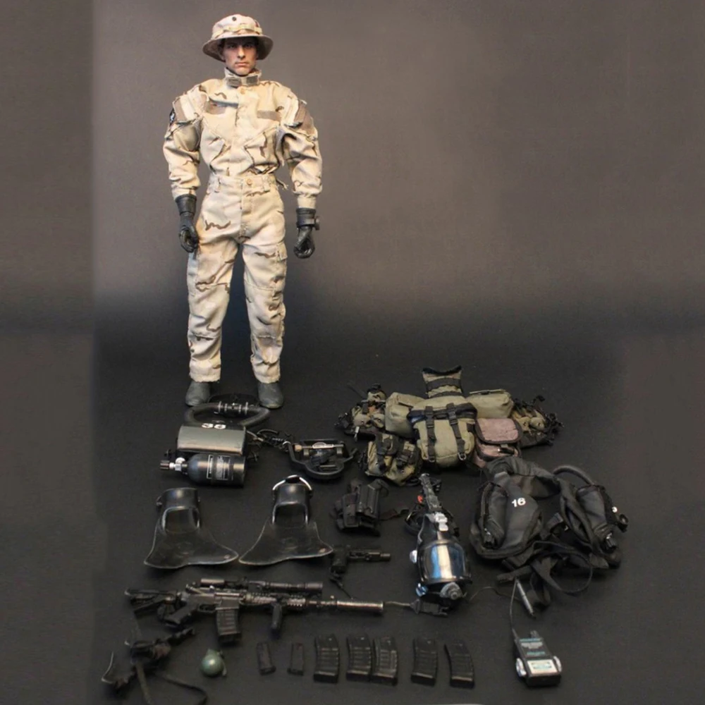 

Action Figure model mini times toys 1/6 US Navy SEAL M002 UDT AGA Mask Version Custom Figure Set Toy Full Set Collection
