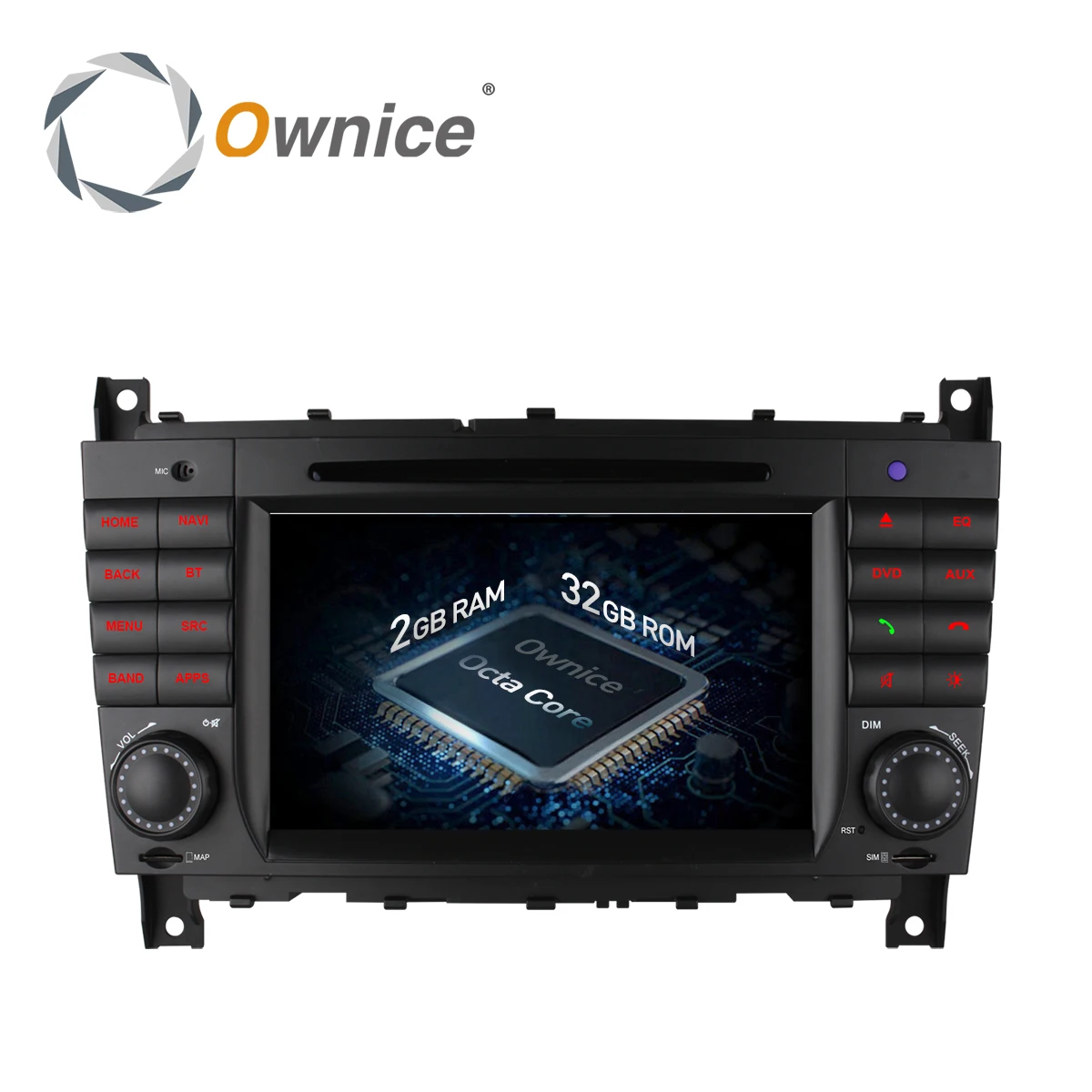 4G SIM LTE Android 6 0 8 Core 32G ROM 2DIN автомобильный DVD GPS плеер для Mercedes W203 W209 W219 A Class A160 C C180 C200
