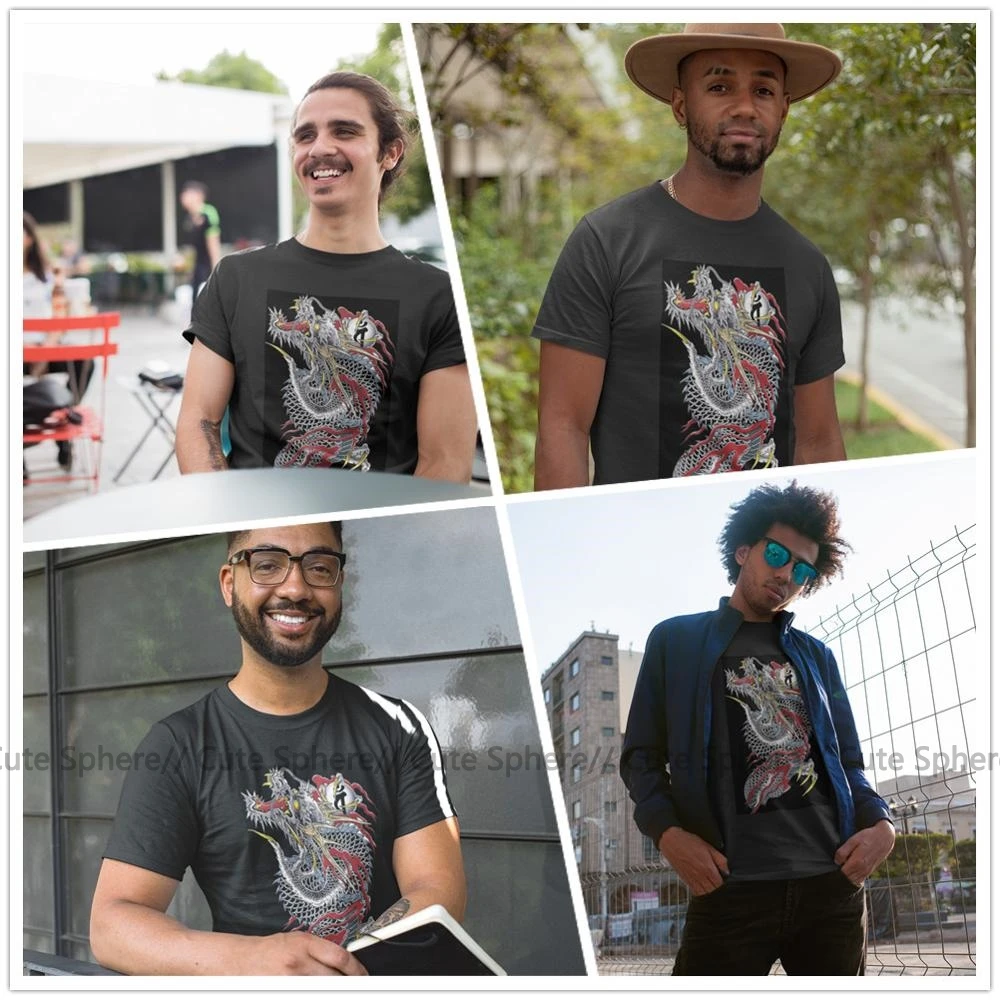 Якудзы футболка якудзы 100 процентный хлопок 5x человек забавная Повседневная с