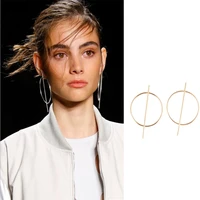 1pair fashion bohemian punk earrings jewelry cute geometric shape stud earrings best gift for women girl e031