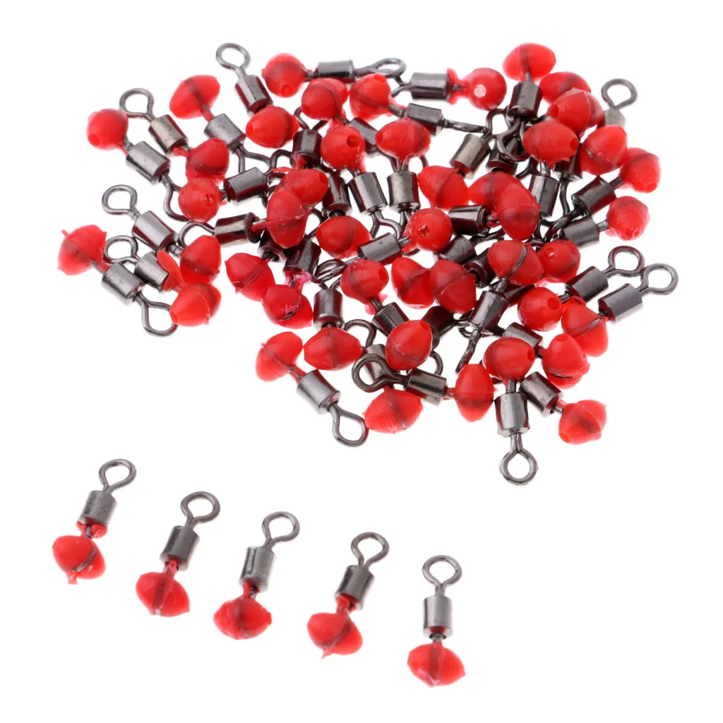 

Fishing Swivels Double Hole Line Sinker Hook Connector Stainless Steel Connective Loops for Fishing