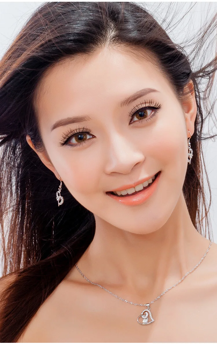 Высокое качество CZ Циркон Стерлинговое Серебро 925 пробы женские серьги в форме