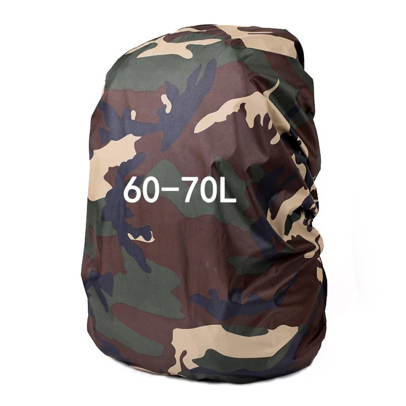 City 60-70L 30-80L Камуфляжный Портативный Открытый походный нейлоновый пылезащитный Камуфляжный водонепроницаемый рюкзак-дождевик для рыбалки и охоты - Цвет: City 60-70L