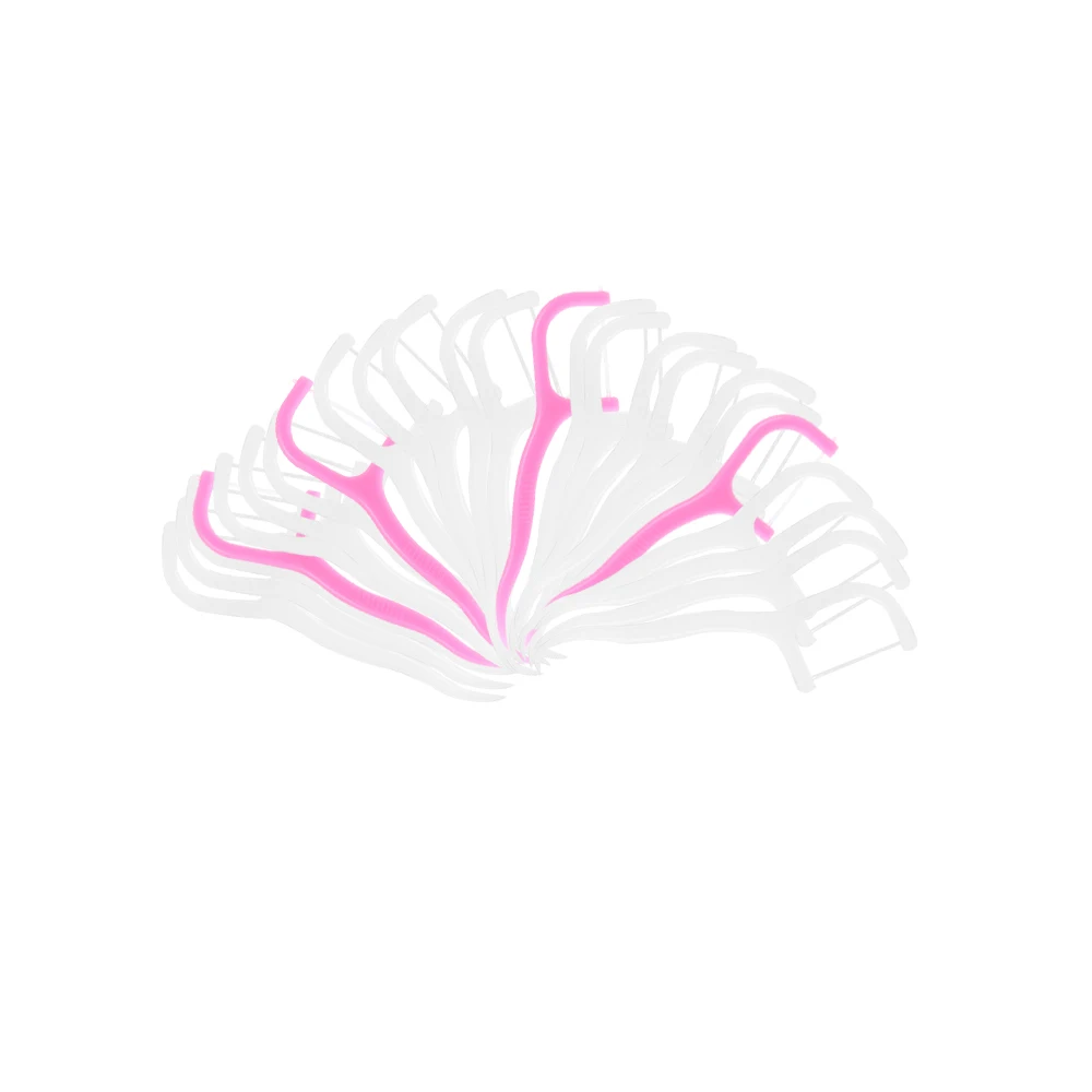 100 шт. зубочистки для чистки зубов|Держатель зубной нити| |