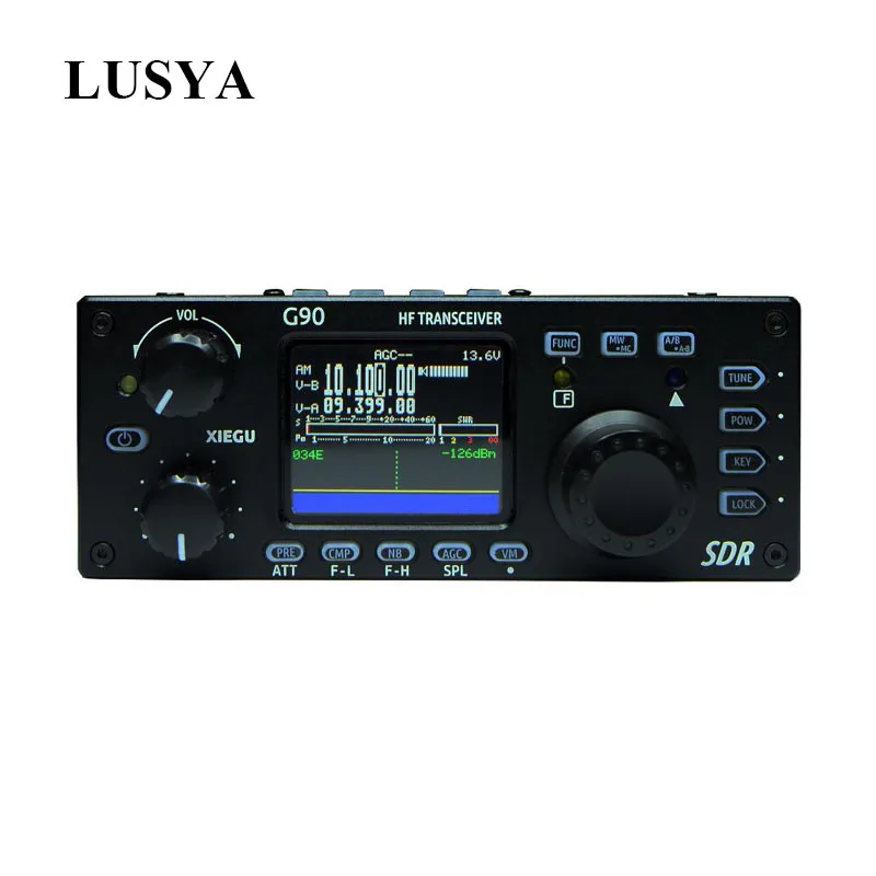 Lusya XIEGU G90 QRP HF любительский радиоприемник 20 Вт SSB/CW/AM/FM 0 5 30 МГц SDR структура со