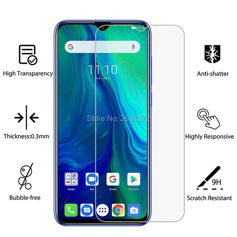 Закаленное стекло для ulefone power 6 premium ультратонкая Защитная пленка экрана