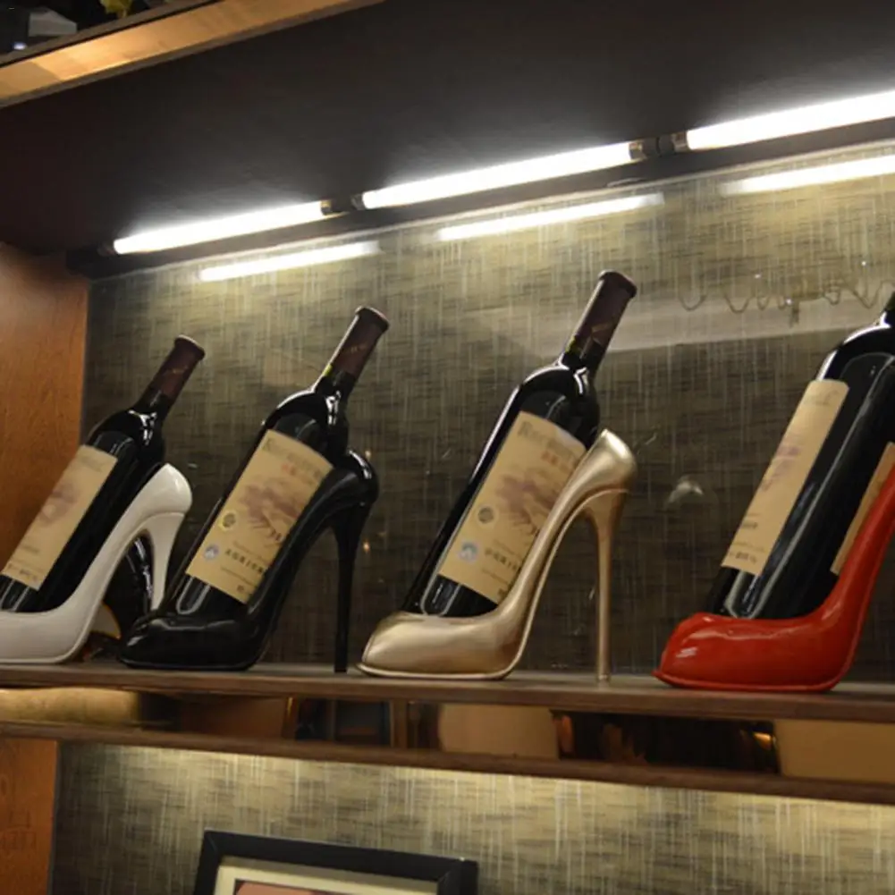 

Innovative High Heel Wine Rack Stand Home Living Room Table Decoration Wedding Ornament