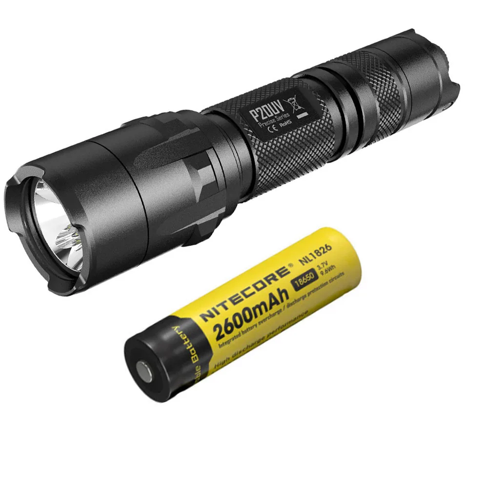 NITECORE P20UV 800LM U2 5x светодиодный Ультрафиолетовый фонарь правоохранительные военные