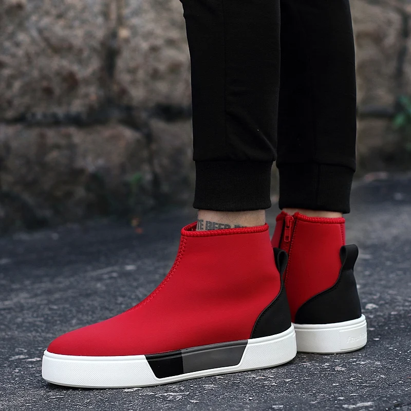 

39 black s Male sport 2020 fashion hot spring sports man sale para informales shoes sneakers slip Sneaker shoe men hightop Mens