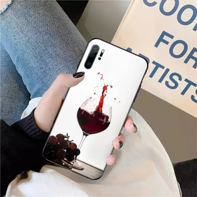 

Wine Art Phone Case For Huawei honor Mate P 9 10 20 30 40 Pro 10i 7 8 a x Lite nova 5t