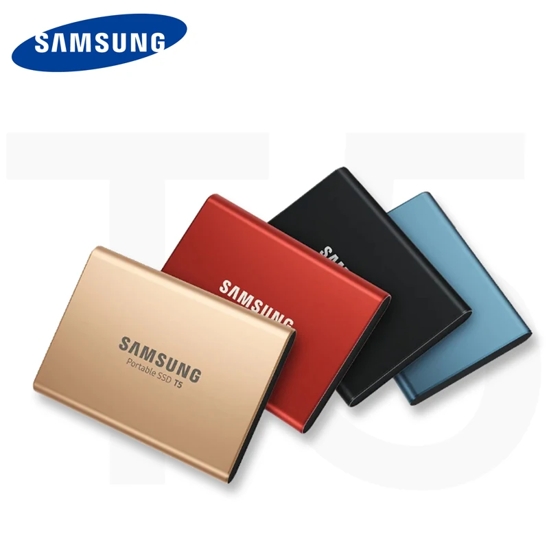 SAMSUNG T5 SSD 500 Гб ТБ внешний твердотельный диск HDD Type C USB3.1 портативный для