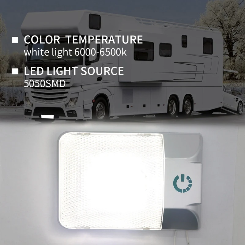 Внутренний одиночный купольный потолочный светильник с 24 светодиодами