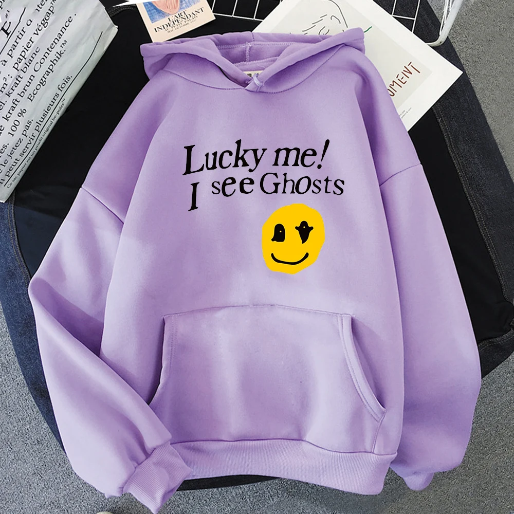Lucky Me I See Ghosts Grunge Hoodie 1