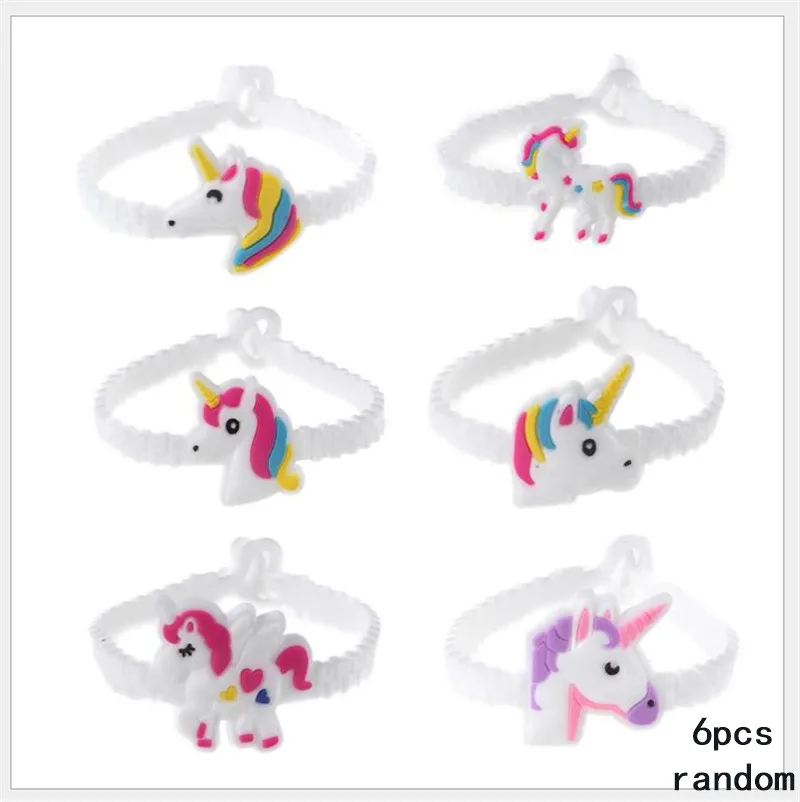 6Random Pinata Gift Принадлежности для тематической вечеринки в виде единорога скатерть салфетки тарелки попкорн принадлежности чашки ножи и вилки ложки День рождения украшения - Цвет: 6Random Pinata Gift