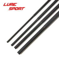 luresport 4pcs 43cm solid carbon rod blank with step no paint rod building components fishing pole repair diy accessories