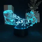 Ночсветильник в виде Санта Клауса с сенсорным 3D датчиком, ночсветильник для спальни, Декор, милый подарок на день рождения, светодиодсветодиодный лампа для манги, детский подарок на любовь