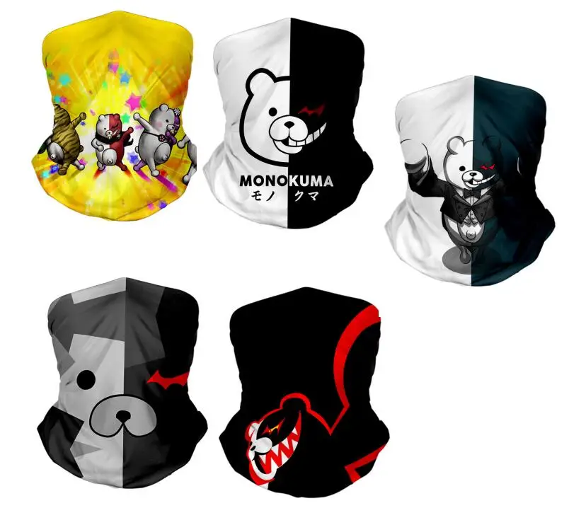Аниме Обложка для лица Балаклава Шарф Шея виганронпа Женская наружная