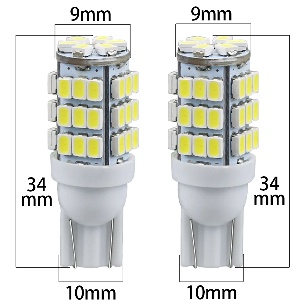 4 шт автомобильные лампы T10 12v 1206SMD Canbus 194 W5W 42 светодиодный сигнальная лампа просвет снаружи тормозной светильник купол палатки для chevrolet, skoda Лада
