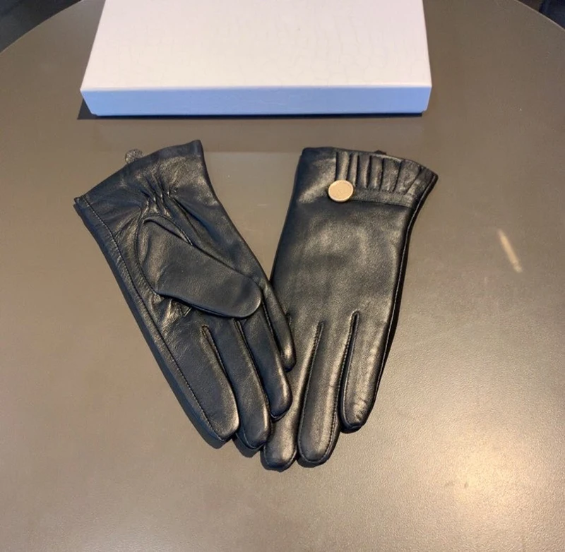 

High Quality Elegant Women Genius Leather Gloves Autumn And Winter Thermal Hot Trendy Female Glove