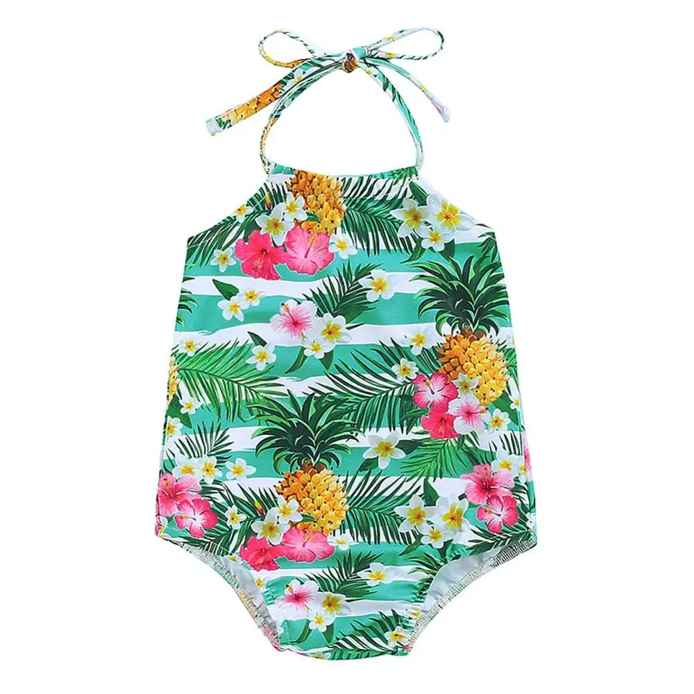 

Baby Girla Cute Flower Fruit Swimwear