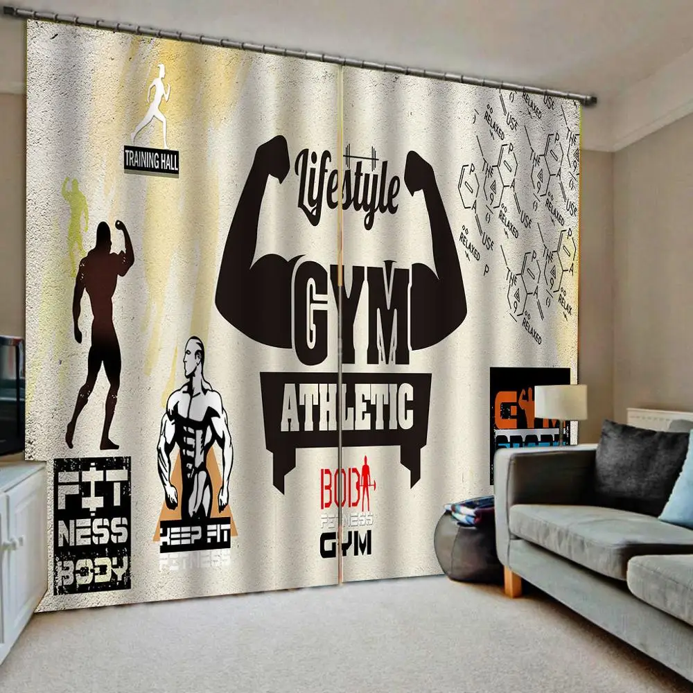 Простые шторы 3D затемненные для гостиной постельные принадлежности занавески