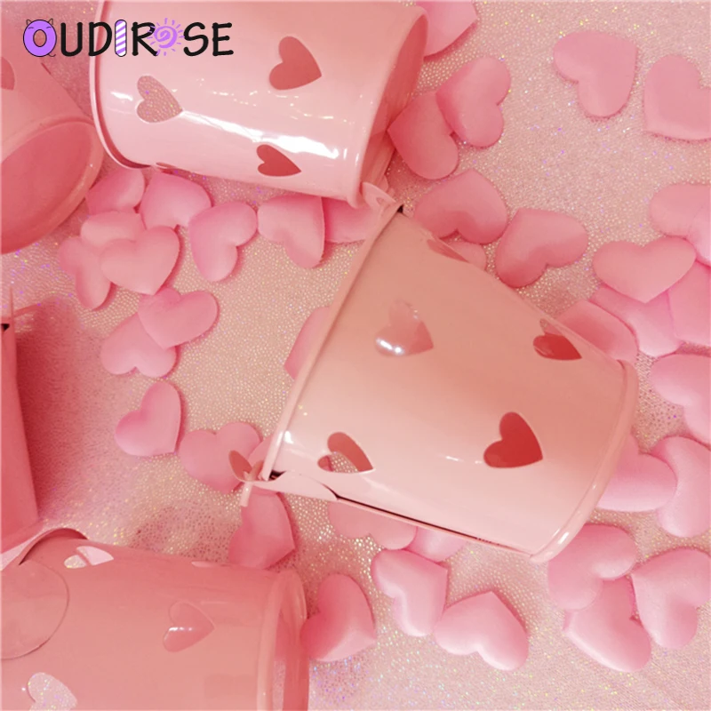 Любовь губка в форме сердца лепесток для свадьбы декоративные ручной работы