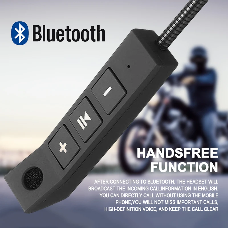 Новинка Bluetooth 5,0, гарнитура для мотошлема, беспроводная гарнитура, стерео наушники, мотоциклетный шлем, наушники, MP3 динамик