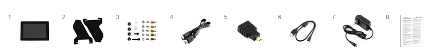 Waveshare 10,1 дюймов HDMI lcd(B) 1280*800 емкостный дисплей монитор, ips сенсорный экран, для Raspberry Pi, Banana Pi, BB Black WIN10