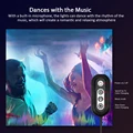 Suntech светодиодный светильник полоски, Bluetooth Синхронизация музыки Цвет Гибкая RGB 5050 Диодная лента, светодиодный светильник с встроенным микрофоном для вечерние, Рождество