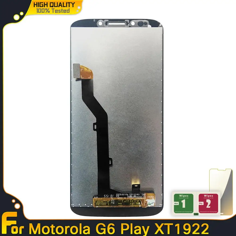 С ЖК дисплеем для Motorola Moto G6 играть сенсорный Экран планшета Ассамблеи дисплей XT1922