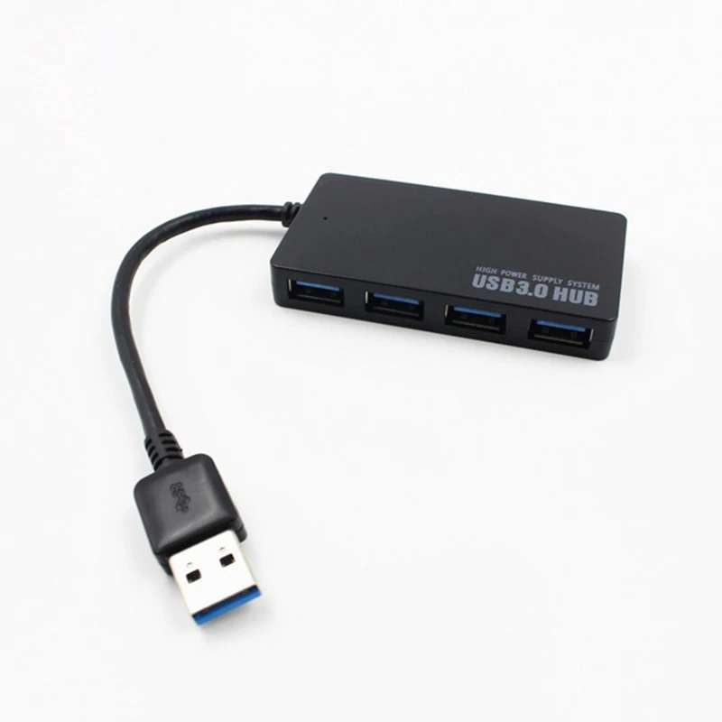 USB 3 0 концентратор 4 порта Высокоскоростной тонкий компактный разветвитель