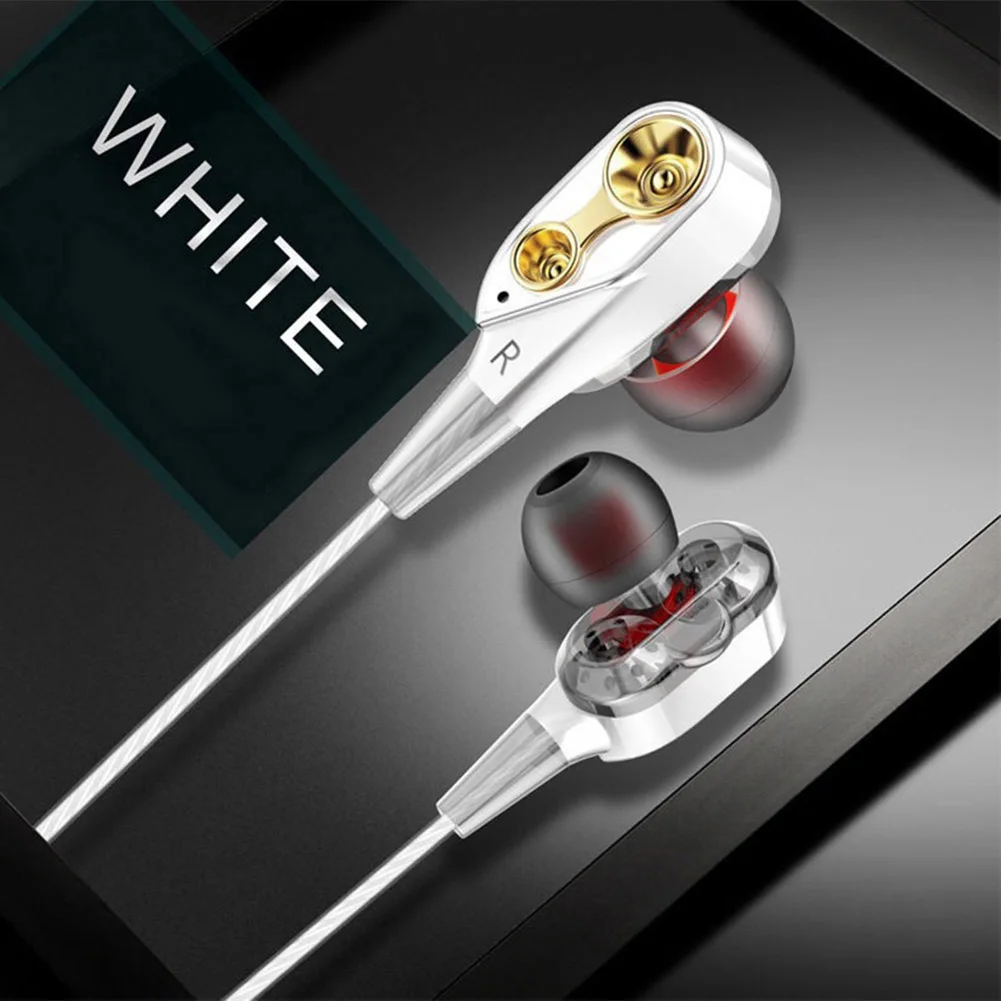 type c android adapter cable moving coil headset 3 5mm universal iron ring in ear headset balanced armature 3d stereo headset free global shipping