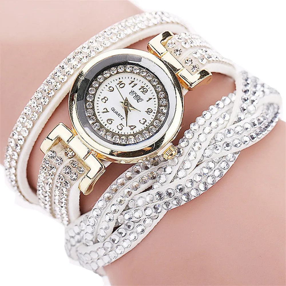 

Relogio Feminino Saat Women's Watches Fashion Casual Analog Quartz Rhinestone Watch Bracelet Watches Ladies Clock reloj mujer