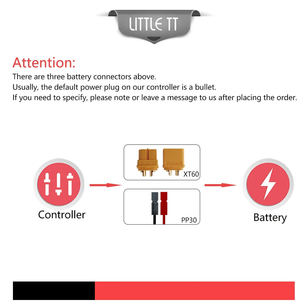 Electric Bike Controller 36V 250W 350W 48V 500W 750W 1000W 1500W Waterproof Brushless Ebike KT Controller with Light Function