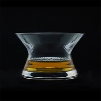 handmade spin wine glass lead free heat resistant transparent crystal beer whiskey brandy vodka cup multi pattern drinkware