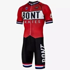 Мужской комбинезон для скоростного катания на коньках BONT, одежда для езды на велосипеде и триатлоне