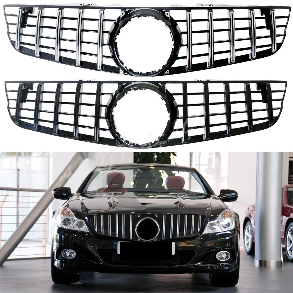 Передняя решетка радиатора для гоночного автомобиля верхняя Mercedes Benz R230 2008 2012