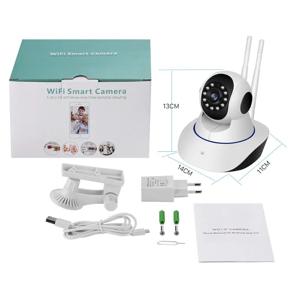 

HD 1080P Wifi Wireless Home Security IP Camera Security Network CCTV Surveillance Camera 15M IR Night Vision Baby Monitor