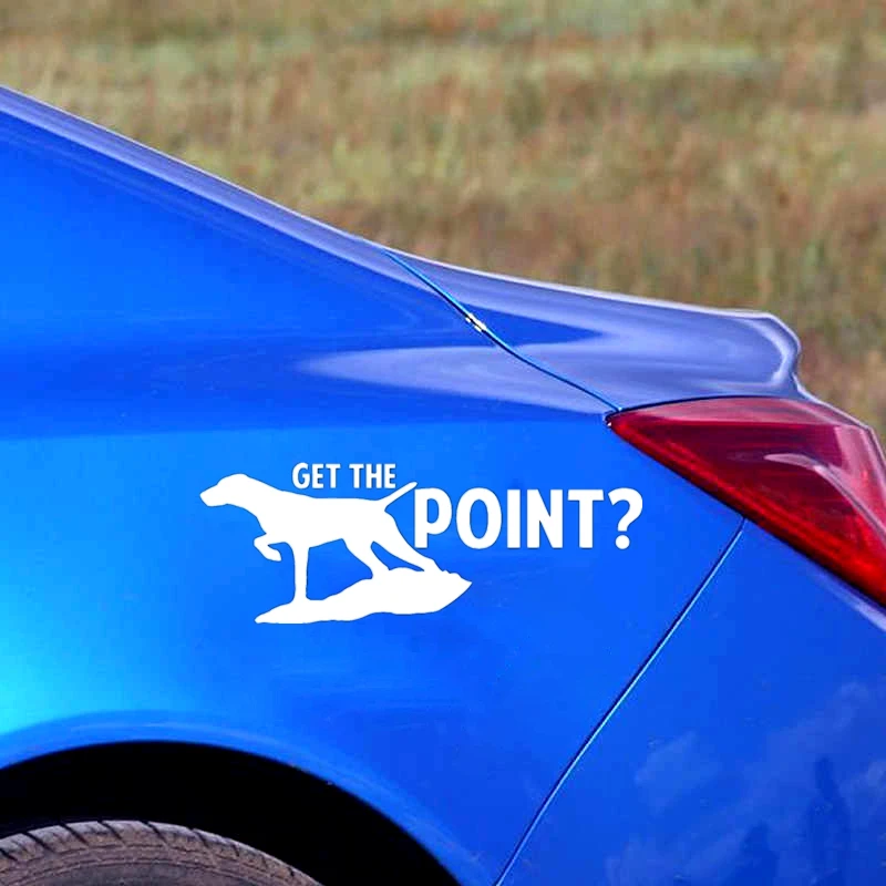 

31380# Die-Cut Vinyl Decal GETTHEPOINT Car Sticker Waterproof Auto Decors on Bumper Rear Window