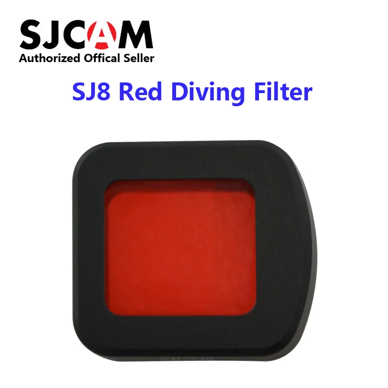 Фильтр для дайвинга SJCAM серии SJ8 красный корпус спортивной экшн камеры Air ActionCam Plus