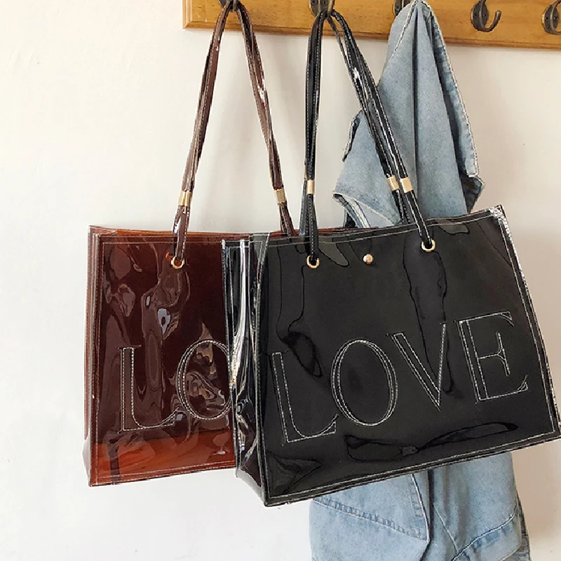 

Luxury Summer Large Tote Hand Bags for Women Fashion Waterproof Designer Shoulder Bags Female High Quality Party Bag and Purses