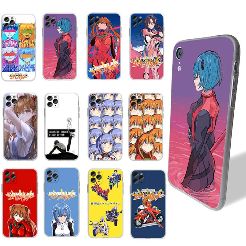 

Neon Genesis Evangelion Anime Eva Case for Apple Iphone 11Pro/12Pro Max 12Mini 11 XS/XR 7P/8P Se2 6 Anti-Fall Fashion Matt Cover