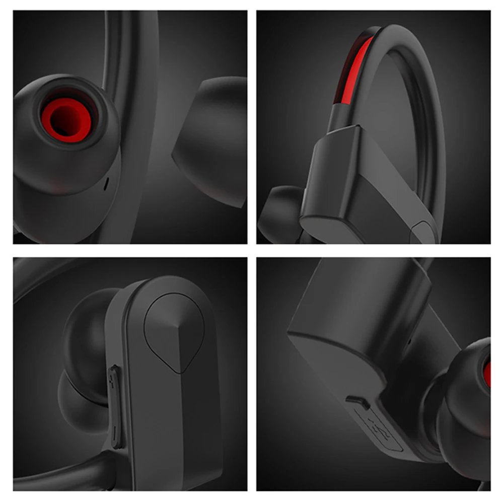 

Hot Sale K98 Sports Sweatproof Gym Running Neckband Earpiece Ear Hook Stereo Bluetooth Earphones With Micophone