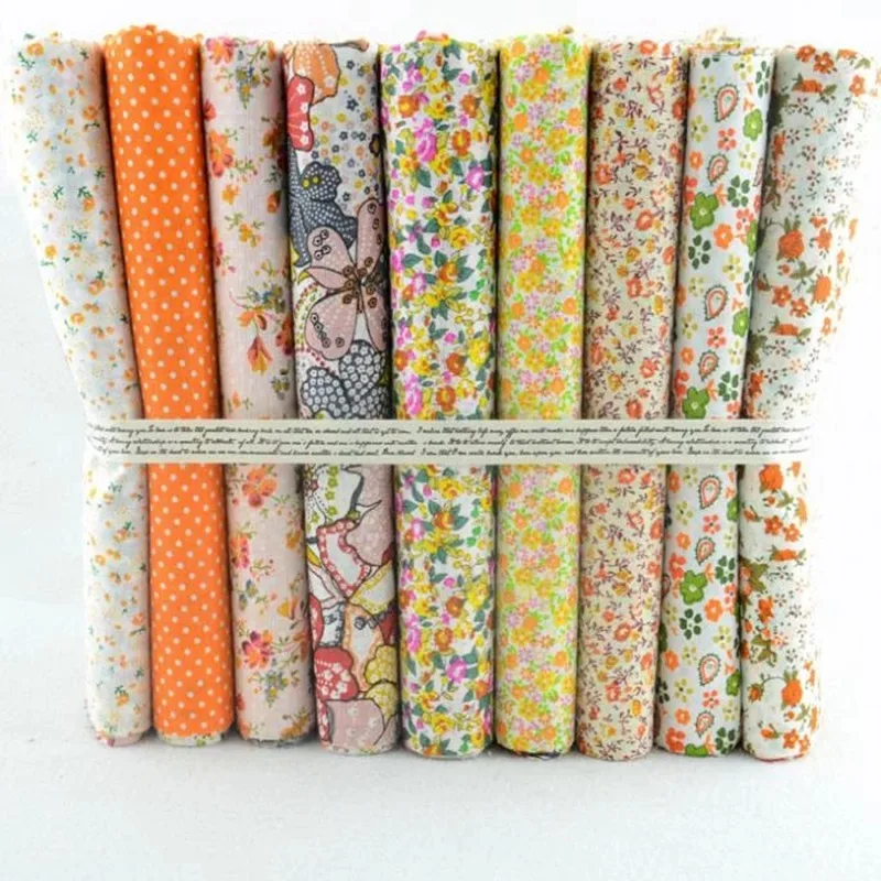 Booksew Free Ship 8 Sets/lot 50CMx50CM Cotton Fabric Fat Quarters Bundle Sewing Cloth for Tilda Quilting Scrapbooking Patchwork
