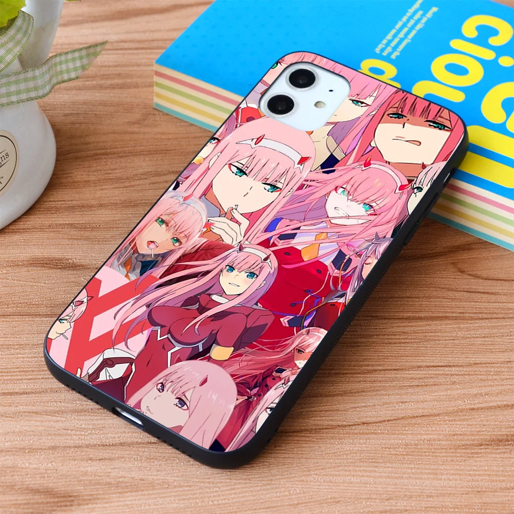 

For iPhone Zero Two collage Soft TPU border Apple iPhone Case