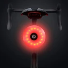 Задний фонарь для велосипеда, миниатюрный светодиодный задний фонарь для горного велосипеда, зарядка через USB, ночной Велошлем, сумка, предупреждающие лампы, s