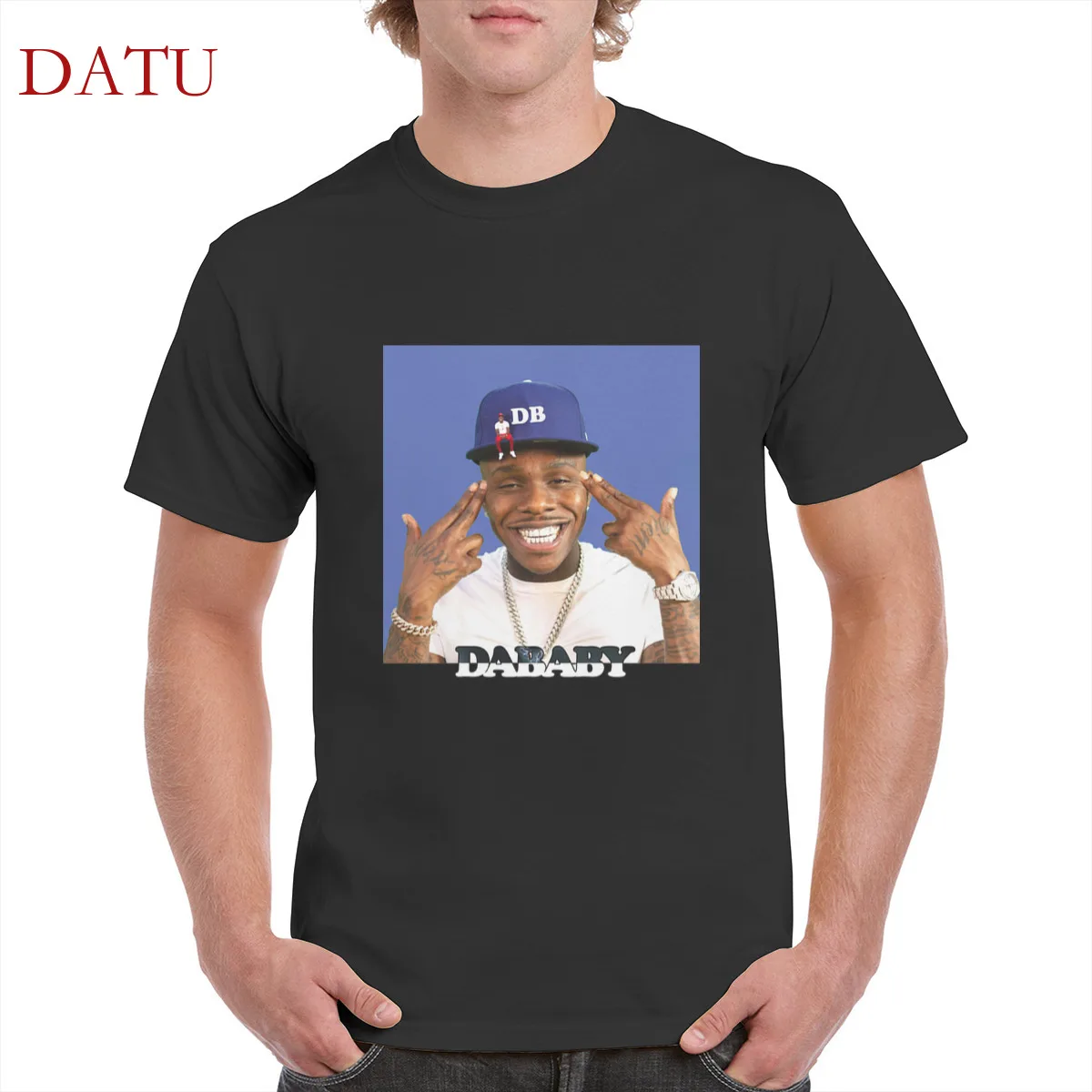 

Rapper DABABY printing t shirt 100% cotton Hip hop street tshirt Harajuku casual gothic punk tops oversized men/women's T-Shirts