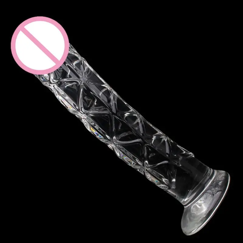 Водонепроницаемый прозрачный фаллоимитатор Анальная пробка женский мужской