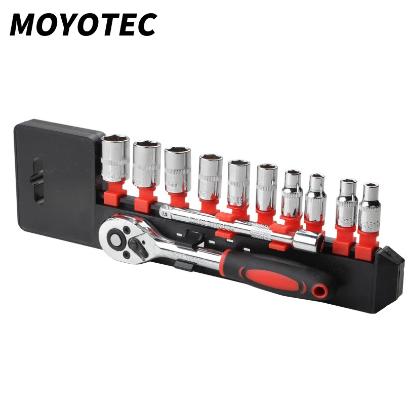 

Ключ с храповым механизмом MOYOTEC, 1/4 дюйма, Широкий ручной инструмент