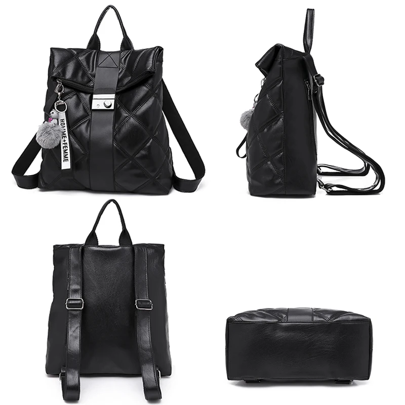 Женские рюкзаки в стиле ретро многофункциональные сумки на плечо модные